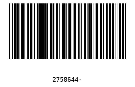 Barcode 2758644
