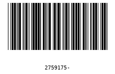 Barcode 2759175