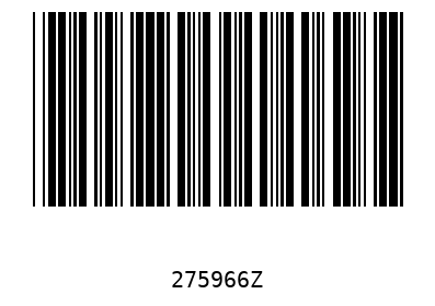 Barcode 275966