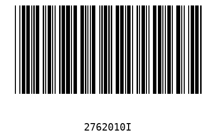 Barra Código 2762010