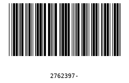Barcode 2762397