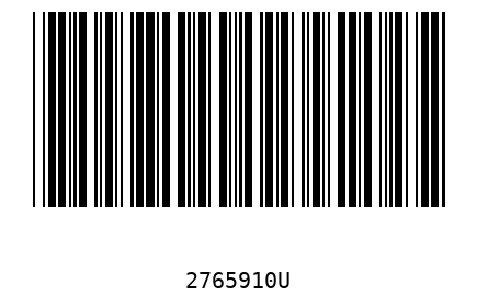 Barcode 2765910