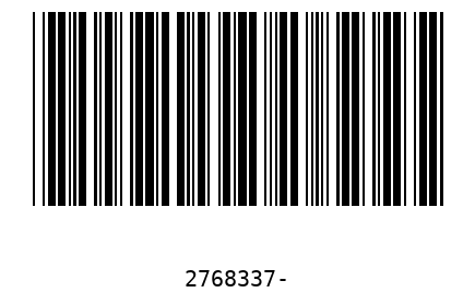 Barcode 2768337