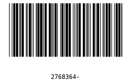 Barcode 2768364