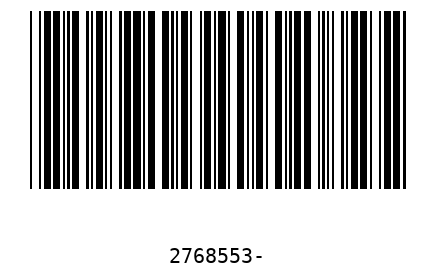 Barcode 2768553