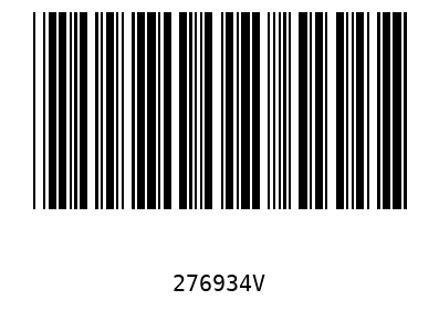 Barcode 276934