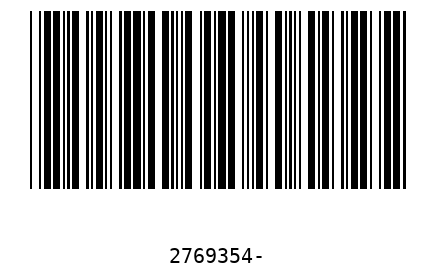 Barcode 2769354