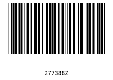 Bar code 277388