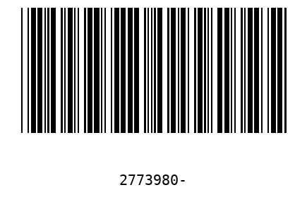 Barcode 2773980