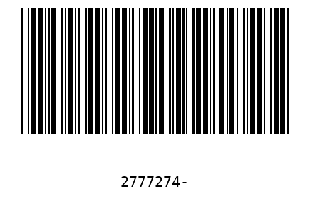 Barcode 2777274