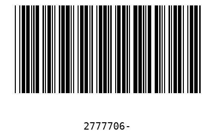 Barcode 2777706
