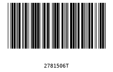 Barcode 2781506