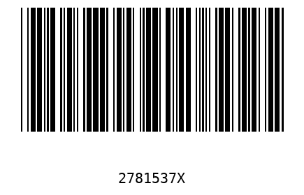 Barcode 2781537