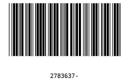 Barcode 2783637