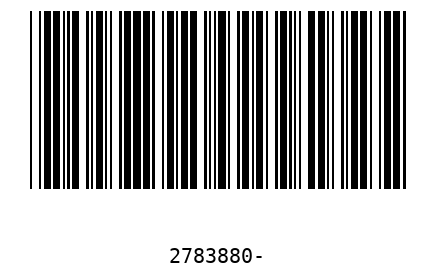 Barcode 2783880