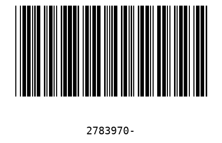 Barcode 2783970