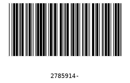 Barcode 2785914