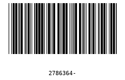 Barcode 2786364