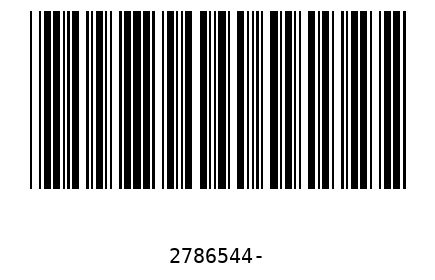 Barcode 2786544