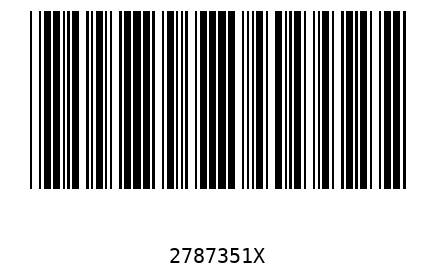 Barcode 2787351