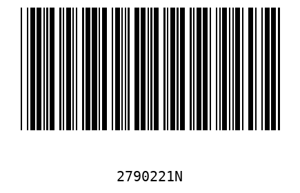 Bar code 2790221