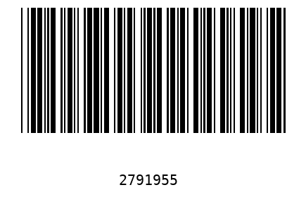 Bar code 2791955