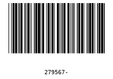 Barcode 279567