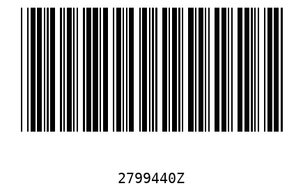 Barcode 2799440