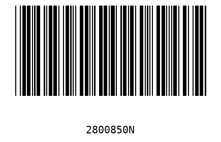 Barcode 2800850