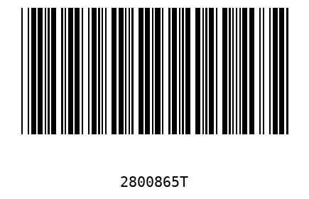 Barcode 2800865