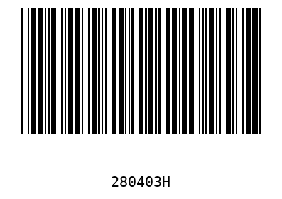 Bar code 280403