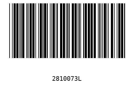 Barcode 2810073