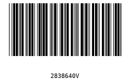Barcode 2838640