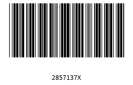 Bar code 2857137