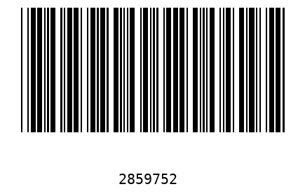 Barcode 2859752