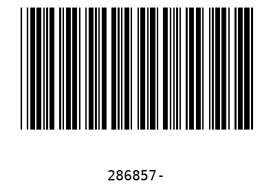 Barcode 286857