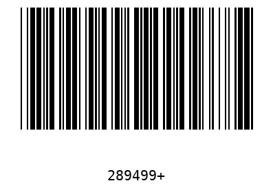 Barcode 289499