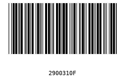 Barcode 2900310
