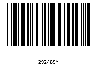 Barcode 292489