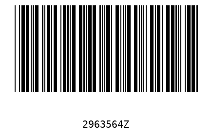 Barcode 2963564