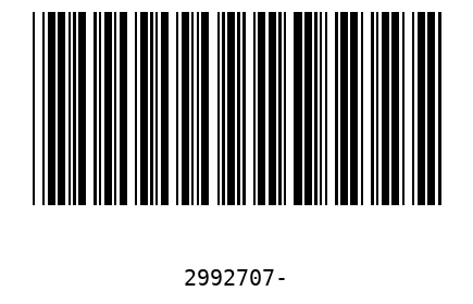 Barcode 2992707