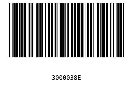 Barcode 3000038