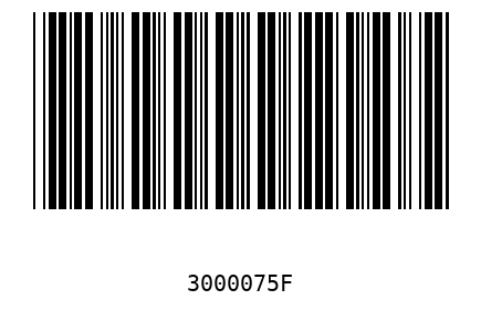 Barcode 3000075