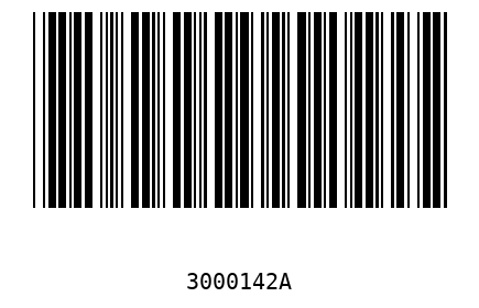 Barcode 3000142