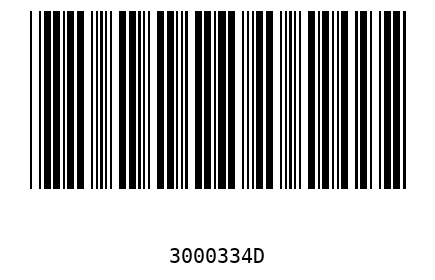 Barcode 3000334