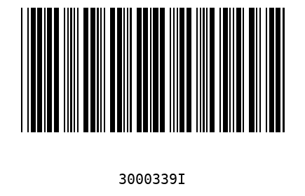 Barcode 3000339