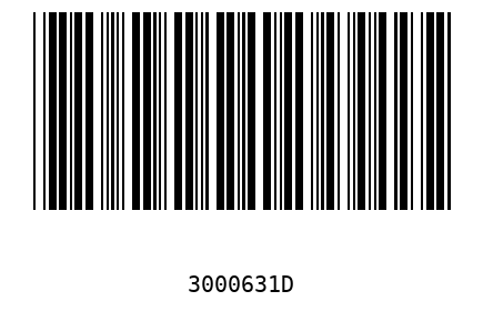 Barcode 3000631