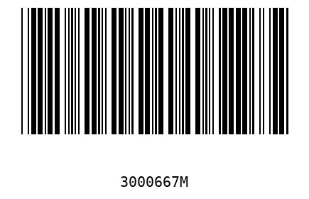 Barra Código 3000667