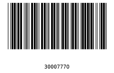 Barcode 3000777