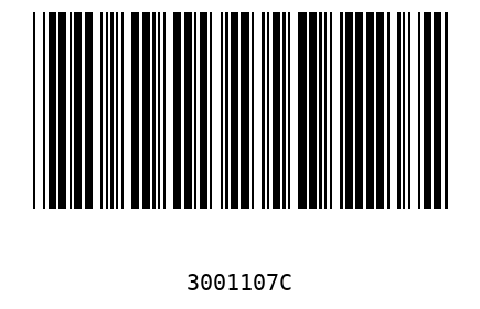 Barcode 3001107